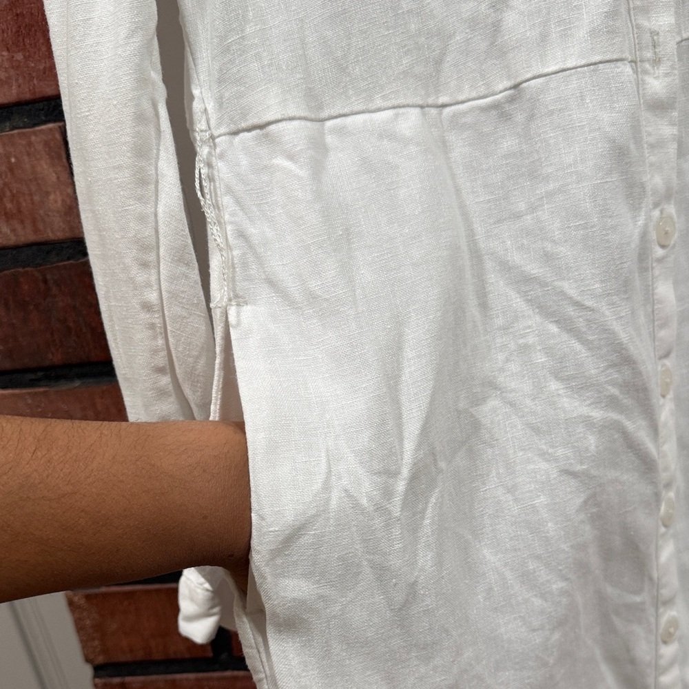 Boden White Button-Down Dress - Picture 11 of 13